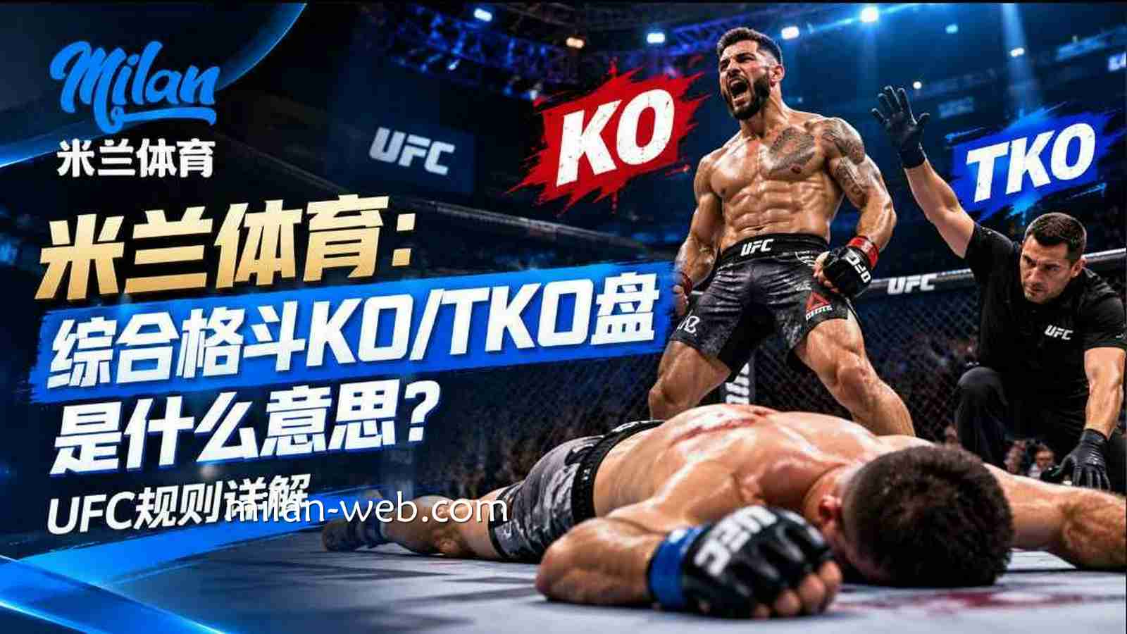 米兰体育：综合格斗KO/TKO盘是什么意思？UFC规则详解