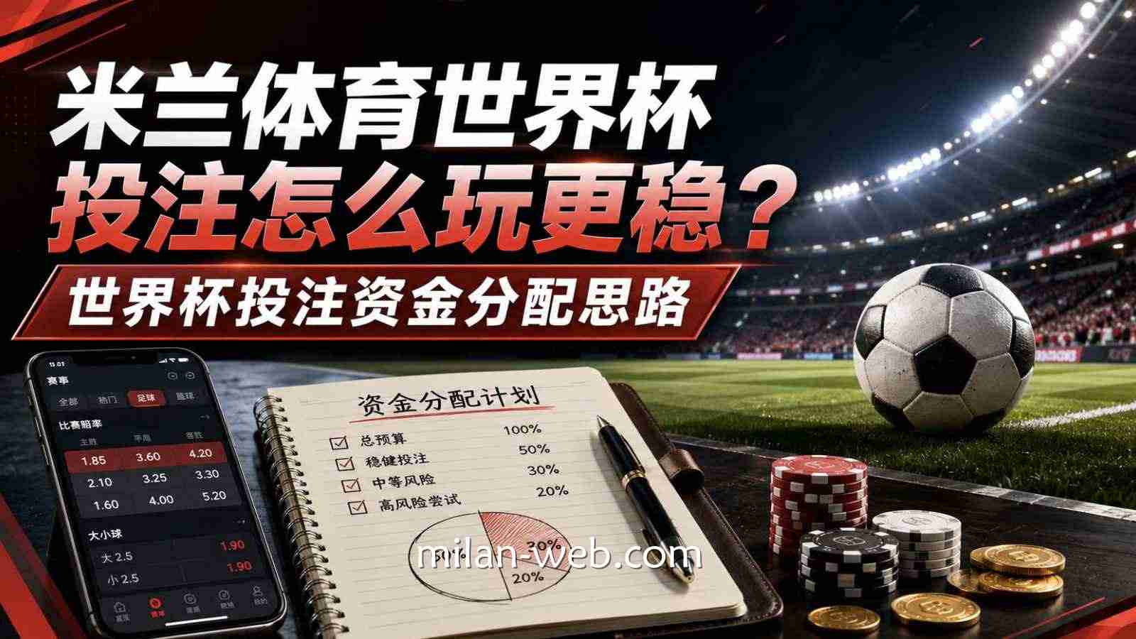 米兰体育世界杯投注怎么玩更稳？世界杯投注资金分配思路