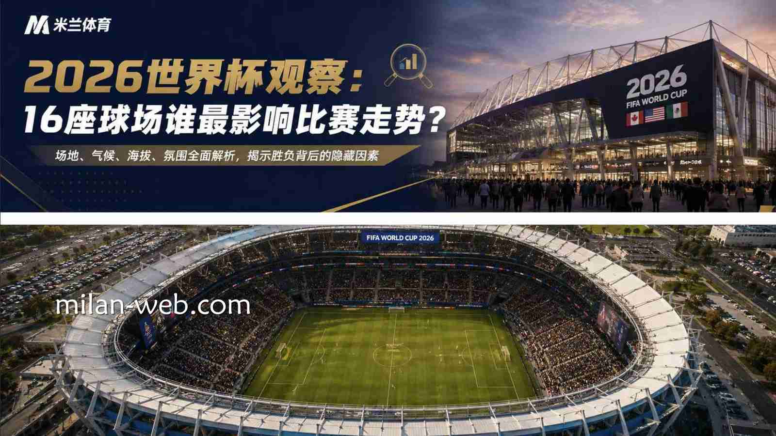 米兰体育2026世界杯观察：16座球场谁最影响比赛走势？
