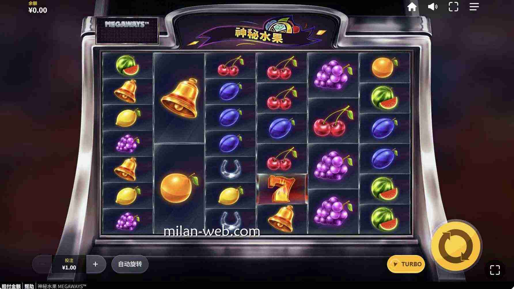 米兰体育 | 红虎电子游戏神秘水果